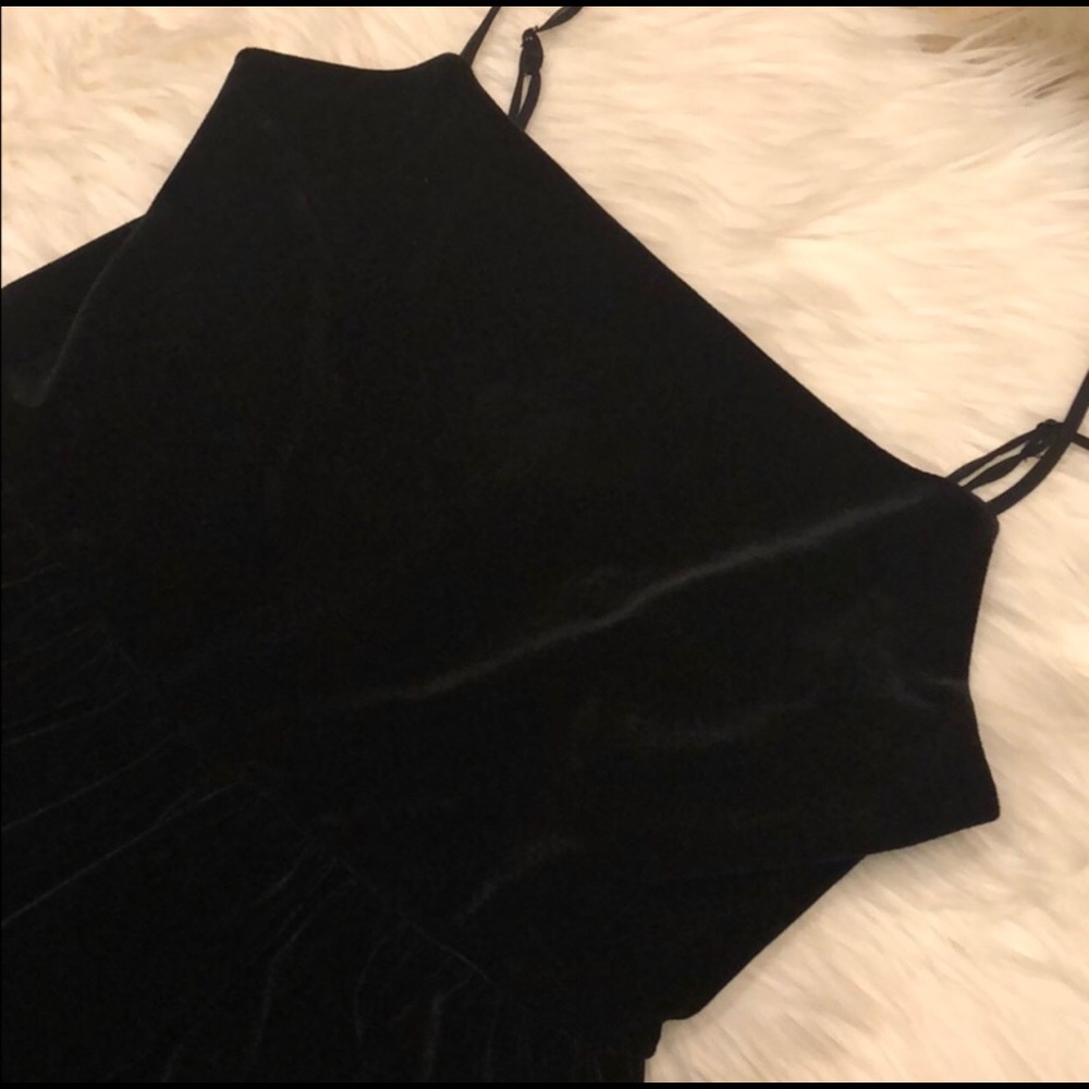Velvet jumpsuit